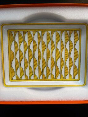 Hermes Soleil d'Hermes Trinket Tray Catchall Like NEW with Original Box
